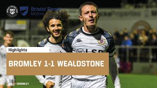 Highlights Bromley 11 Wealdstone [upl. by Oicam]