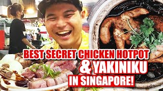 Trying Singapores SECRET HotPot amp Yakiniku Hawker [upl. by Direj]