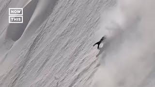 Skier Takes Terrifying Tumble Shorts [upl. by Attennod301]