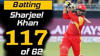 Sharjeel Khan Superb 117 Runs in 62 Balls  Islamabad United Vs Peshawar Zalmi  HBL PSL  M1O1 [upl. by Maighdlin]