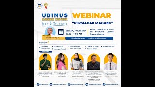 Sharing Mahasiswa Yang Telah Magang di Perusahaan  Webinar Persiapan Magang [upl. by Nooj]