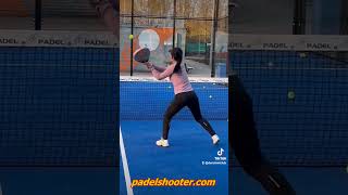 Training with the best padel machine in the world padel padeltraining padelworkout [upl. by Kalli]