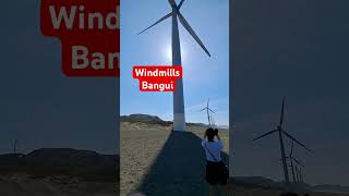 Windmills Bangui Ilocos windmill highlights beautiful travel nature oceanview enjoylife [upl. by Eirruc]