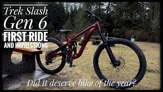 Trek Slash Gen 6 First Ride and Impressions Slash 9 GX AXS TType Gen 6 [upl. by Xino]