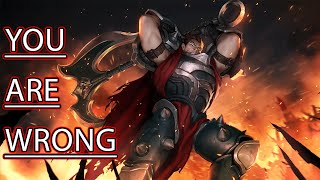 YOU ARE WRONG  New Big Darius Juggernaut build  Best Darius Build and Guide Season 14 [upl. by Llyrpa628]