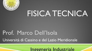 Fisica Tecnica Lezione 21a [upl. by Drofkcor]