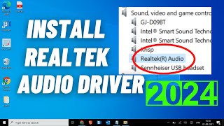 How to Install Realtek Audio Driver on Windows 1110 2024  StepbyStep Guide [upl. by Llenroc]