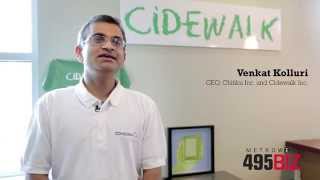 MetroWest495 Biz 10 To Watch 2015  Venkat Kolluri Chitika Inc and Cidewalk Inc [upl. by Cleres]