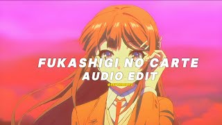 Bunny Girl Senpai ED  Fukashigi no Carte Audio Edit [upl. by Harrus65]