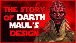 The STORY of DARTH MAULS Look amp Design for THE PHANTOM MENACE  Star Wars Canon Explained  Shorts [upl. by Aleka]