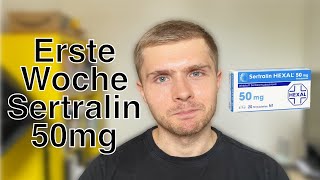 Antidepressiva gegen Ängste und Depression Meine erste Woche mit SertralinZoloft 50mg [upl. by Chaddie]