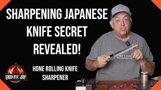 Discover The Secret Of Sharpening Japanese Knives With The Hone Rolling Knife Sharpener [upl. by Attelahs173]