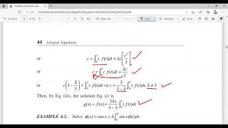 Fredholm Integral Equations with separable Kernel [upl. by Veleda710]