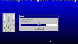 Installing Netscape on Windows 95 [upl. by Ozne631]