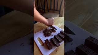 Crispy Caramel Chocolate Bar cooking cookingshorts recipe chocolate shorts caramel [upl. by Schoening15]