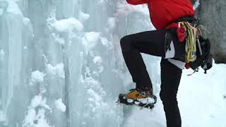 How to Ice Climb 1 Good ice climbing starts with good feet [upl. by Aratas]