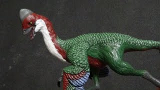 Anzu wyliei 2018 Wild Safari LTD Toys Oviraptor Dinosaur Action Figure Review [upl. by Anurb322]