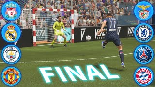 FINAL DO CAMPEONATO DA CHAMPIONS LEAGUE 5x5  FIFA 22 [upl. by Zetrauq]