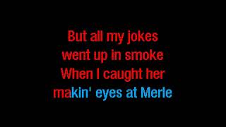 Willie Nelson amp Merle Haggard  Its All Going To Pot Karaoke  Dancing Frog Karaoke [upl. by Eartha]