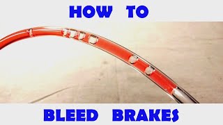 How To Bleed Motorcycle Brakes The Simple Way NO SPECIAL TOOLS [upl. by Andria311]