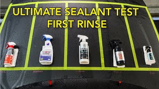 Ultimate Spray Sealant Test  First Rinse Gtechniq vs Bowdens vs Lithium vs Mirch vs IGL [upl. by Delija]