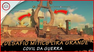 Immortals Fenyx Rising Como concluir o desafio mítico Lira grande no Covil da Guerra  Super Dica [upl. by Neurath35]