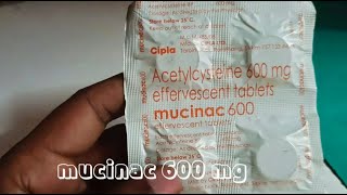 Mucinac 600mg Review Acetylcystin UsesMode ActionDose amp Side Effects bacterial infection mucinac [upl. by Viafore]