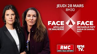 🔴 DIRECT  Lintégrale de linterview de Mickaëlle Paty sœur de Samuel Paty sur RMC [upl. by Acirehs765]