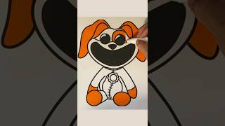 DogDay 🟥🟧🟨Coloring Page🟩🟦🟪 coloring markers smilingcritters poppyplaytime short shorts [upl. by Aynatahs757]