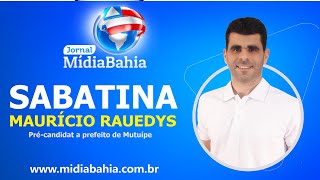 Jornal Mídia Bahia sabatina Maurício Rauedys [upl. by Eyram]