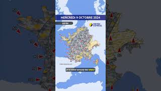 Météo du Mercredi 9 au Vendredi 11 Octobre 2024 [upl. by Kikelia]