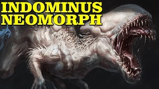 ALIEN HYBRID INDOMINUS NEOMORPH EXPLAINED [upl. by Enisaj]