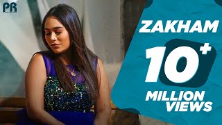 Zakham Official Video  Afsana Khan Ft Kunwarr  Aveera Singh  punjabisong 2021 [upl. by Nesahc]