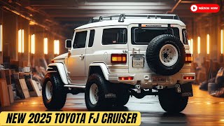 Finally 2025 Toyota FJ Cruiser Releashed  Designed Tougher To Face All Terrains [upl. by Annaigroeg986]