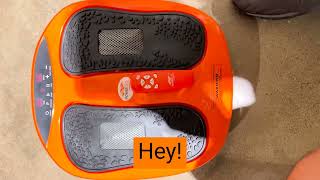 Honest Review Power Legs Electric Foot Massager Machine [upl. by Loeb]