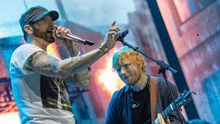 Eminem feat Ed Sheeran  River London UK Twickenham Stadium 15072018 Revival Tour [upl. by Yerffej]