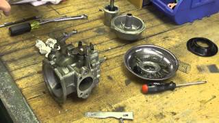 Rebuilding Stromberg CD175 Carbs on TR3A TR4A  Part 3 [upl. by Nylidam]