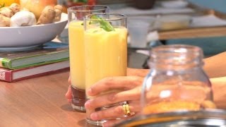 How to Make a Mango Lassi  Indian Food [upl. by Yorgerg750]