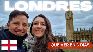 LONDRES 🏴󠁧󠁢󠁥󠁮󠁧󠁿4K QUE VER y QUÉ HACER en 3 dias Low Cost VLOG [upl. by Alonso]