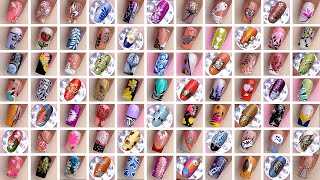 200 Creative Nails Art Design Compilation  Simple Nails Art For Girl [upl. by Aisayt943]