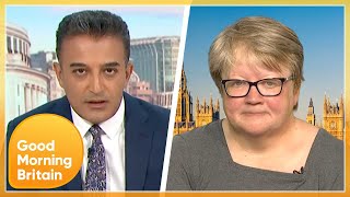 Adil Clashes With Therese Coffey In Fiery Debate As He Quizzes Her On Tories Party Politics  GMB [upl. by Daniels]