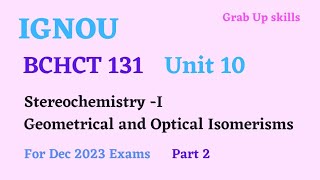 BCHCT 131  Unit 10 lecture [upl. by Wolfie]