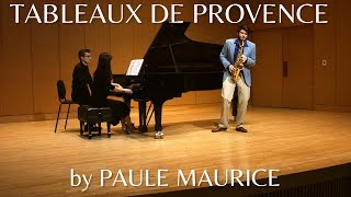 Tableaux de Provence by Paule Maurice LIVE  Jacob Nance Saxophone [upl. by Atoel]