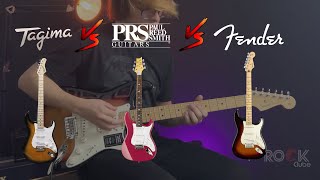 Comparativo  No Talking  Tagima Vs PRS John Mayer Vs Fender Player Series [upl. by Aniv]