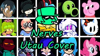 Nerves but Every Turn a Different Character Sings FNF Nerves Everyone Sings  UTAU Cover [upl. by Uthrop]