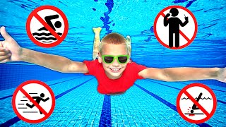 Tannerites Kids Learn Importance Of Swimming Pool Safety Rules [upl. by Yrakcaz628]