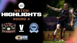 202425 TIO NTFL Highlights Tiwi Bombers v Darwin Buffaloes Round 4 [upl. by Aelc]