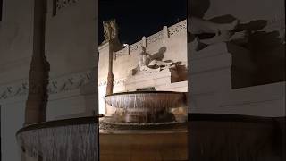 Fontana del Tirreno  Fountain of the Tyrrhenian Sea ⛲ asmr rome italytourism subscribe shorts [upl. by Malissia]