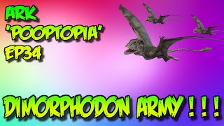 ARKSurvival EvolvedEp34 DIMORPHODON ARMY VS ALPHA [upl. by Lash]