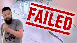 Metallic Epoxy Flooring FAIL  Complete Breakdown  Don’t Make This Mistake [upl. by Ahsinyd521]